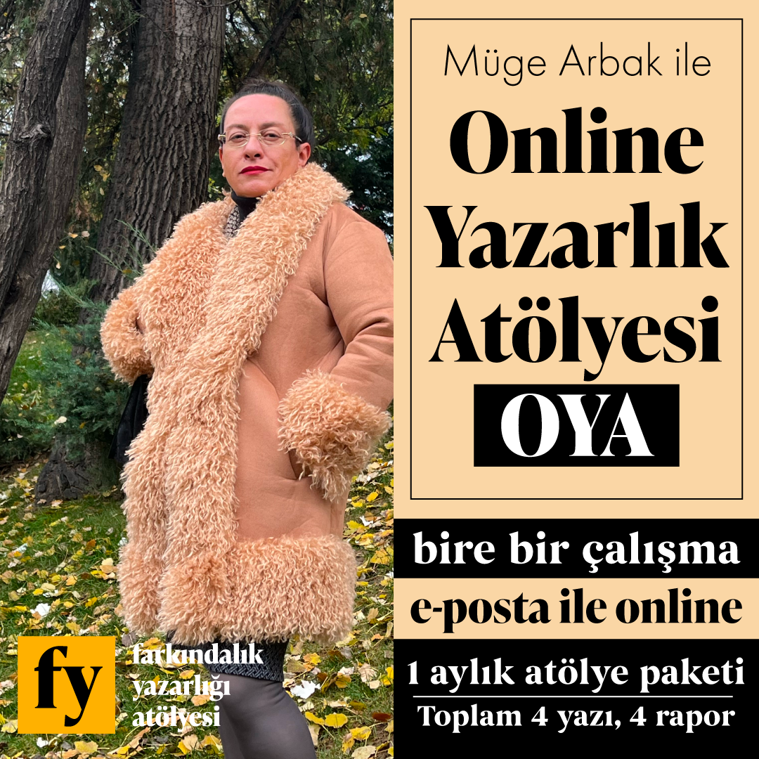 Bire Bir Çalışma: Online Yazarlık Atölyesi OYA (E-posta ile)