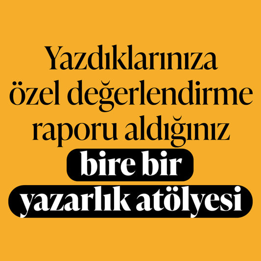 Bire Bir Çalışma: Online Yazarlık Atölyesi OYA (İleri Seviye) (4 Hafta, E-posta ile)