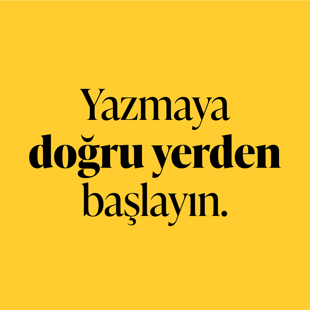 Kitap Yazmak için Yazmaya Başlamak (Video Ders)