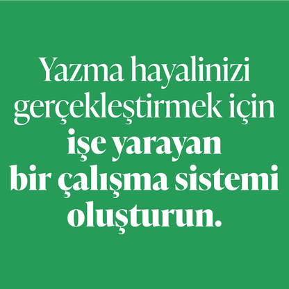 Hayalden Kitaba: Yazma Yolculuğunu Dönüştürmek (Video Ders)