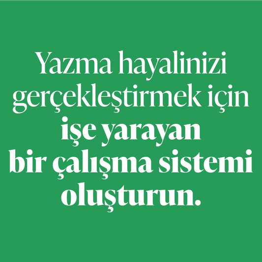 Hayalden Kitaba: Yazma Yolculuğunu Dönüştürmek (Video Ders)