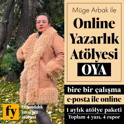 Bire Bir Çalışma: Online Yazarlık Atölyesi OYA (E-posta ile)