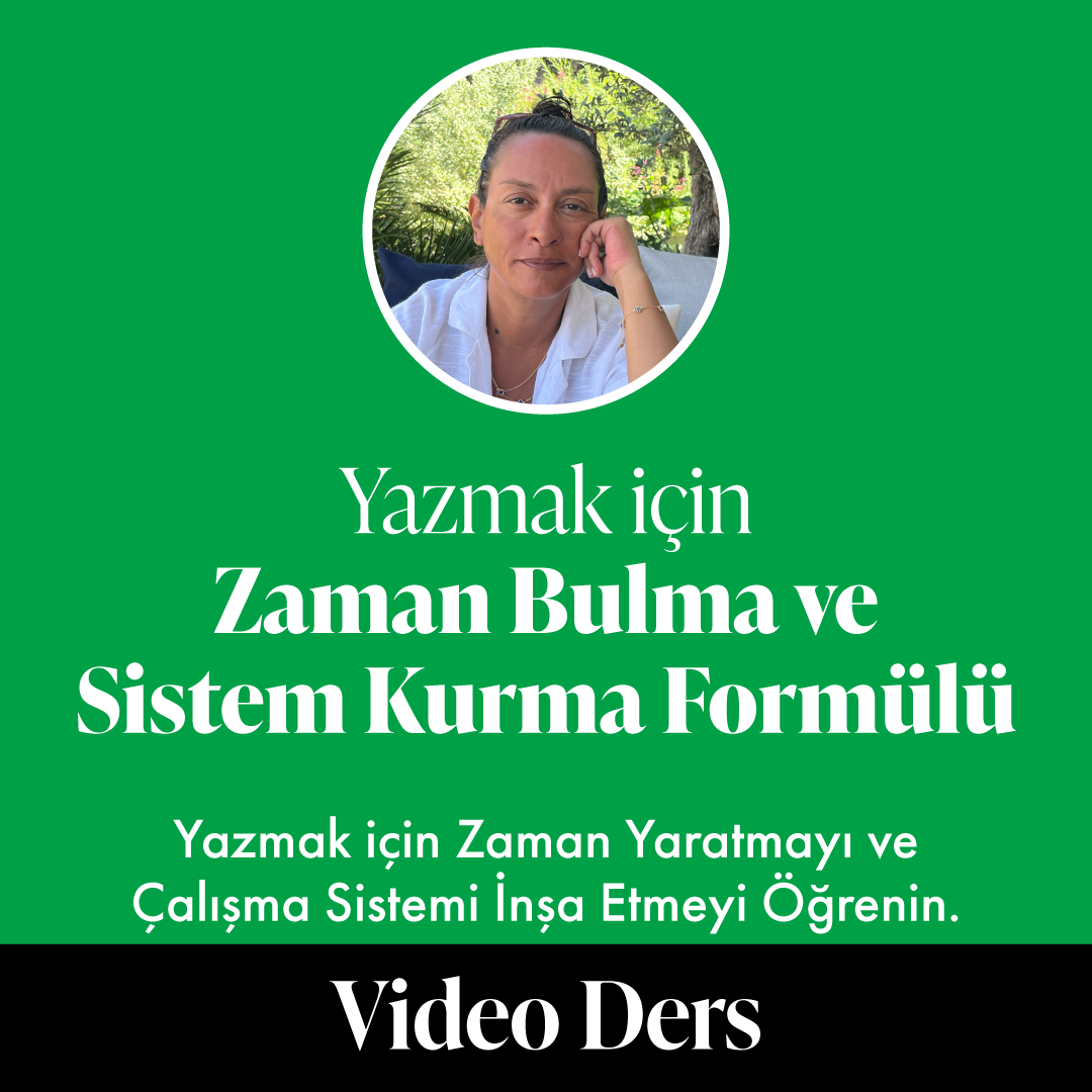 Yazmak için Zaman Bulma ve Sistem Kurma Formülü (Video Ders Programı)