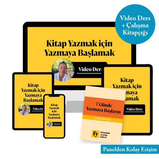 Kitap Yazmak için Yazmaya Başlamak (Video Ders)
